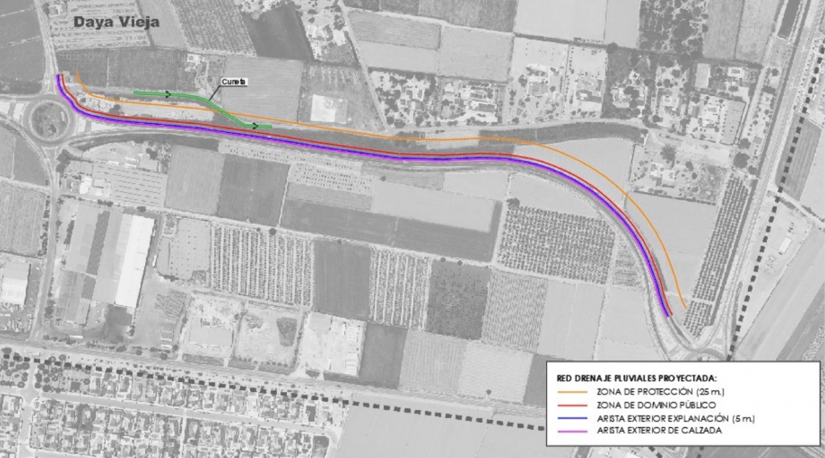 Daya Vieja condicionará la rambla junto a la CV-860 y reforzará su protección frente a inundaciones