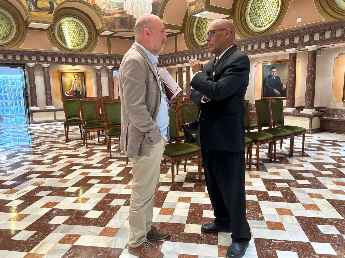 Jose Luis Álvarez-Castellanos junto a Omar Brahim.