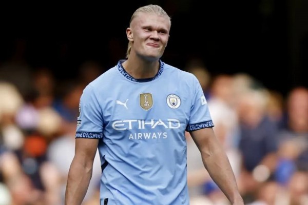 Haaland, 91 goles en 100 partidos con el City