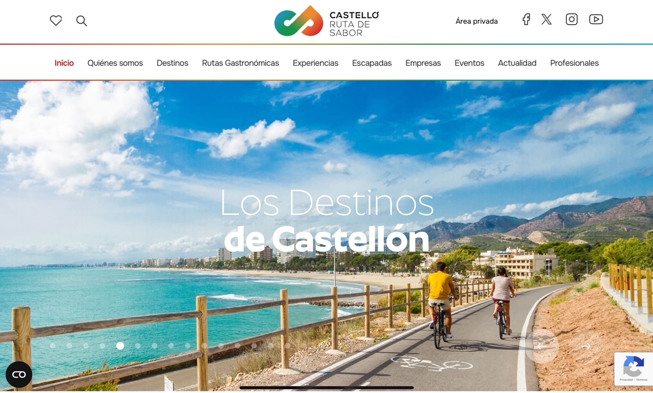 La Diputación renueva la web de Castelló Ruta de Sabor con experiencias integrales y accesibles