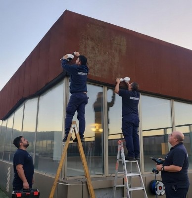 Las obras para reparar la fachada del hospital Santa Lucía de Cartagena tras el incendio arrancarán en marzo