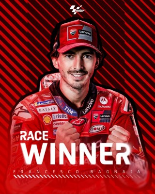 Bagnaia suma su séptima victoria del año en una gran remontada de Márquez