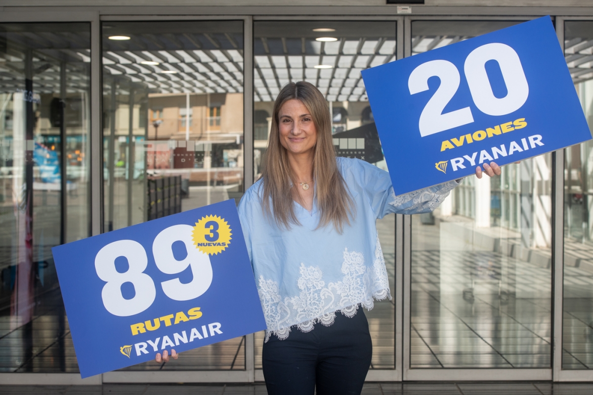 La directora de Comunicación y portavoz de Ryanair en España, Alejandra Ruiz.