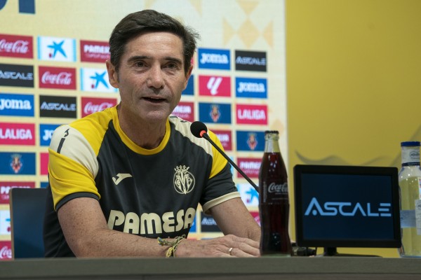Marcelino repasa la actualidad 'grogueta' antes del debut ante el Atlético: Gerard, Baena, Sørloth...