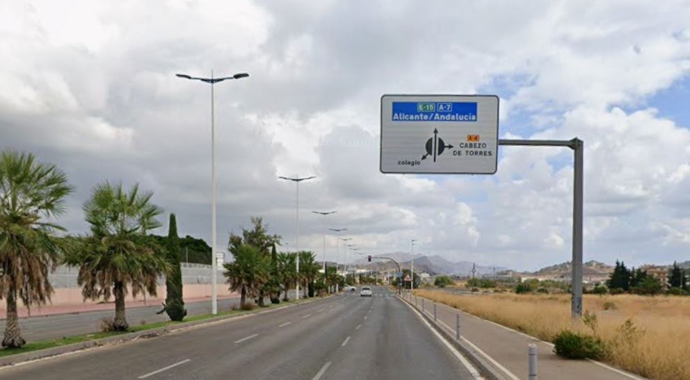 Aprueban las obras para habilitar un tercer carril en la Costera Norte a su paso por Cabezo de Torres