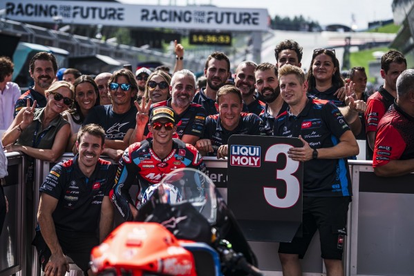 Sergio García Dols se queda a una décima de la pole y saldrá tercero en el Gran Premio de Austria