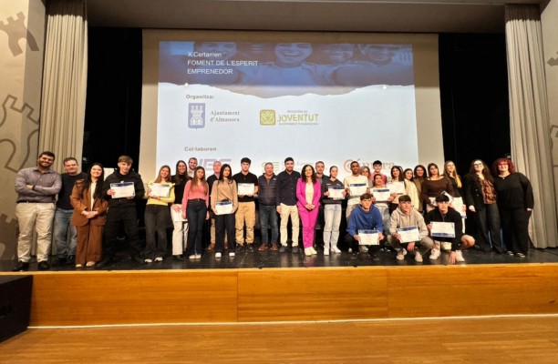 El CEEI, Almassora y UBE premian el talento joven en el Certamen de Fomento del Espíritu Emprendedor