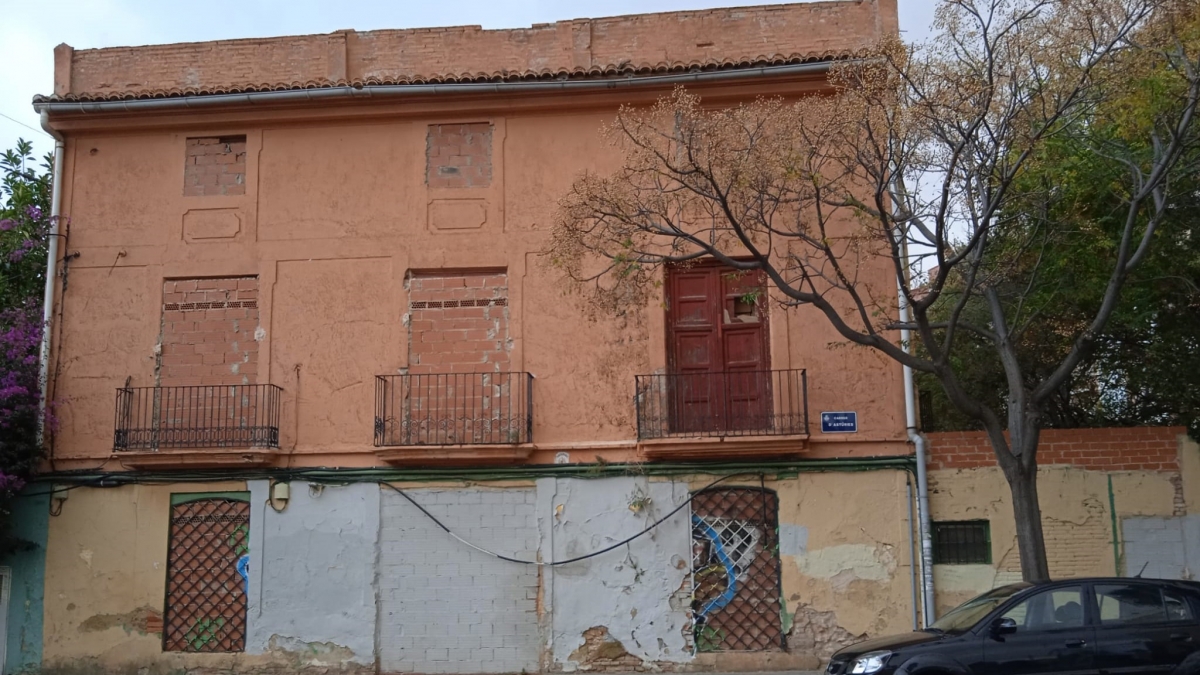 Estado actual de la Alquería del Tenis.