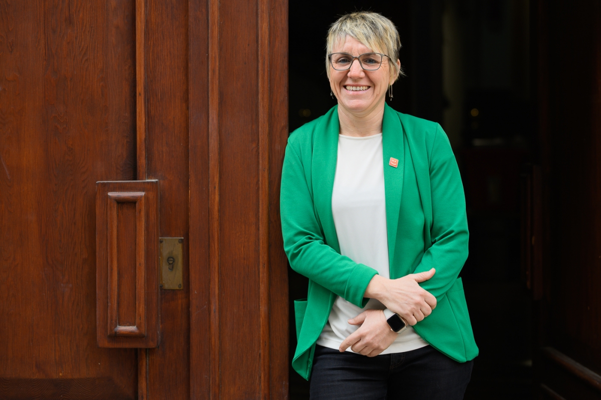 La portavoz de Compromís per València, Papi Robles.