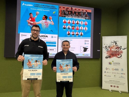 La Nucía acogerá un campus de balonmano con los hermanos Gedeón e Isaías Guardiola en julio