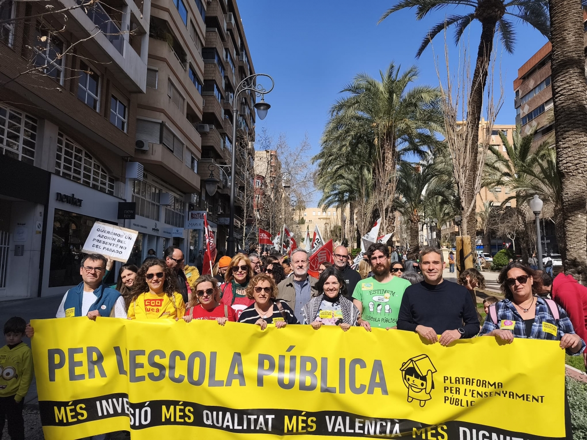 La manifestación de Alicante.