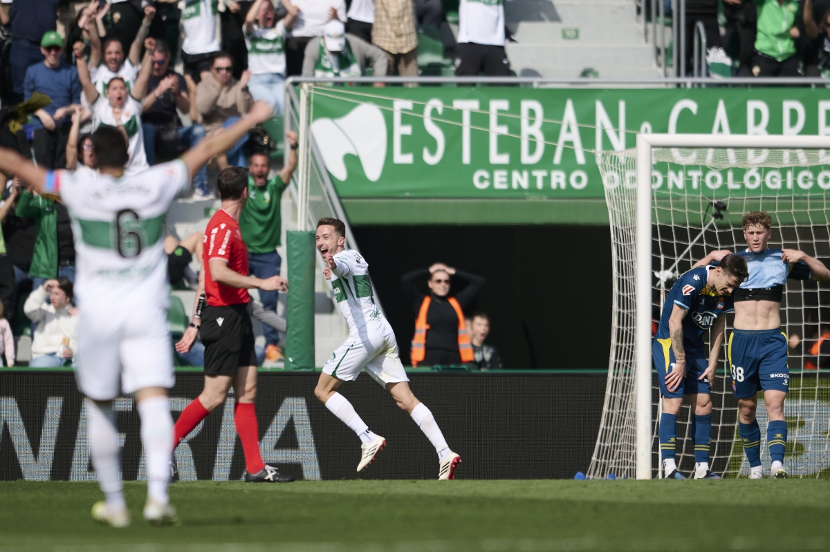Marc anotó el primer tanto de los franjiverdes