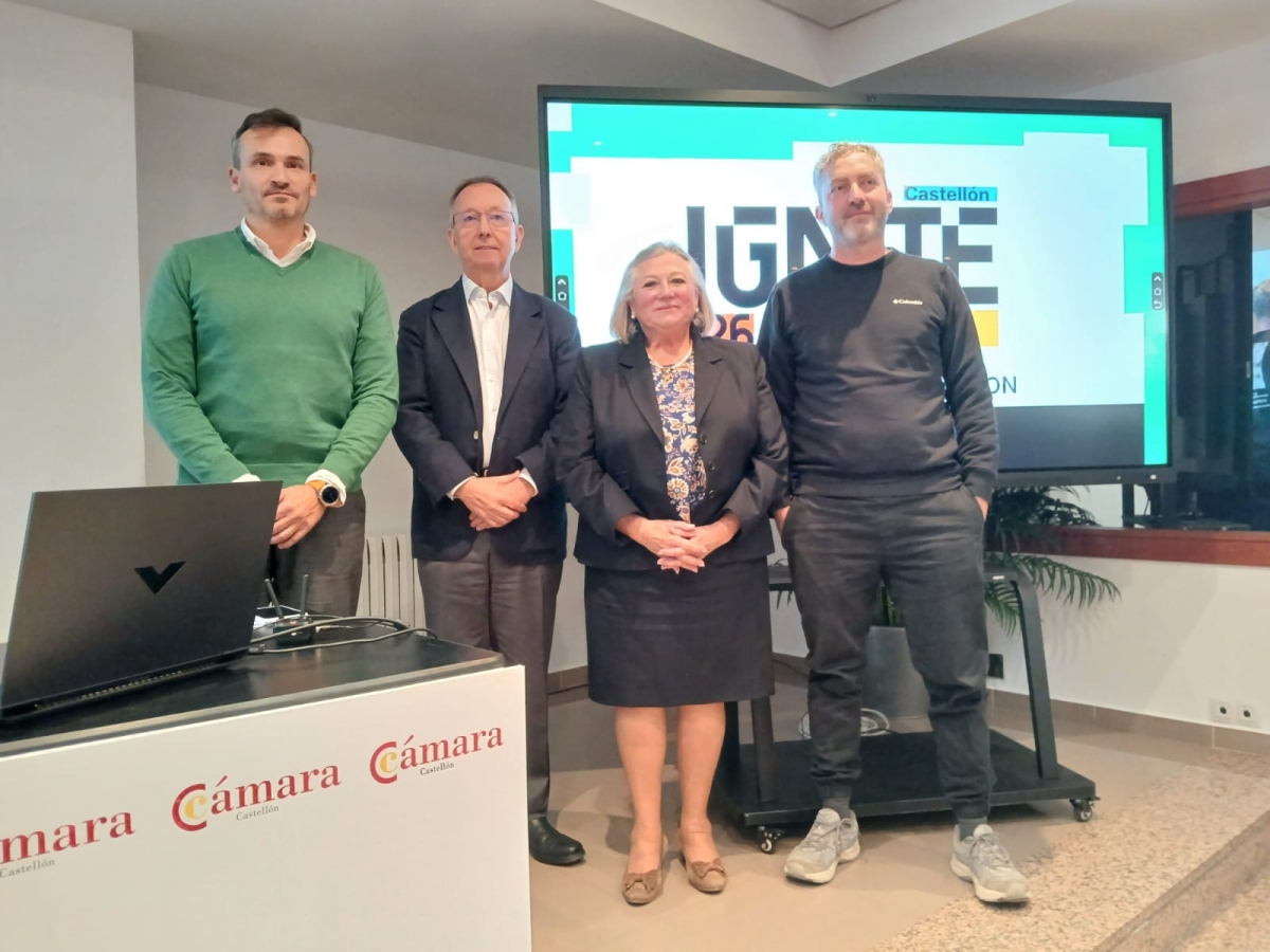 Presentación el congreso cerámico Ignite impulsado por la Cámara de Comercio de Castellón.