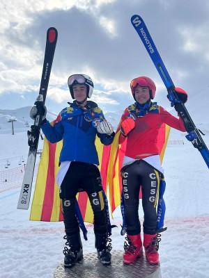 La Asociación Deportiva Club de Esquí Sierra de Gudar (CESG) lleva a la Comunitar Valenciana al podio de la Copa España