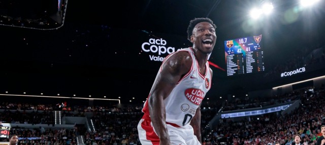 Devontae Cacok, octavo jugador del UCAM CB que es MVP del mes en 35 años en la ACB