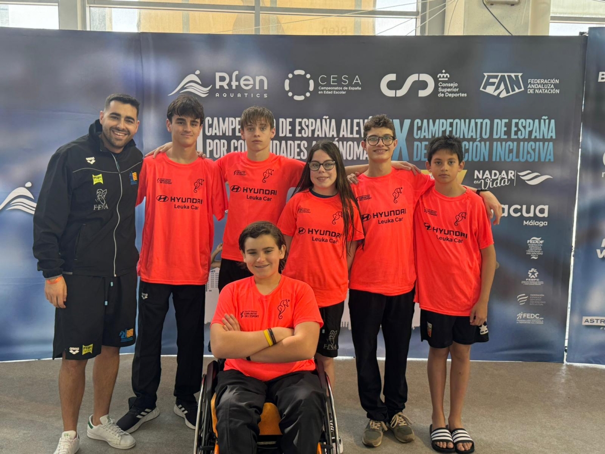 Integrantes del Club Esportiu Aquarium Alacant