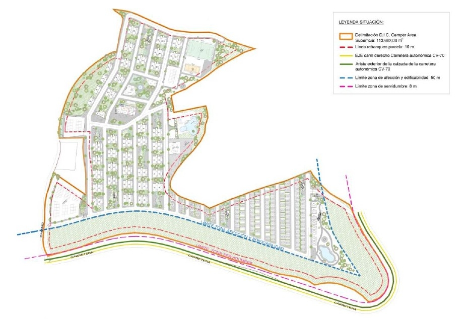 Proyectan un camping en Polop con capacidad para casi 700 clientes y 7,5 millones de euros de presupuesto