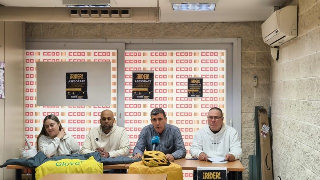 CCOO acusa a Glovo de 