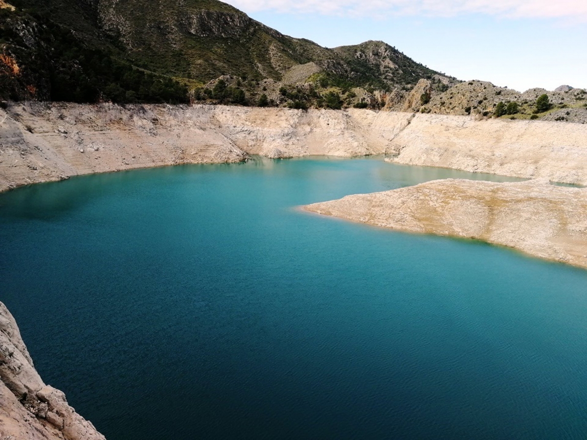 El agua de los pantanos del Segura vuelve a crecer y alcanza los 540 hm3, más del doble que hace un año
