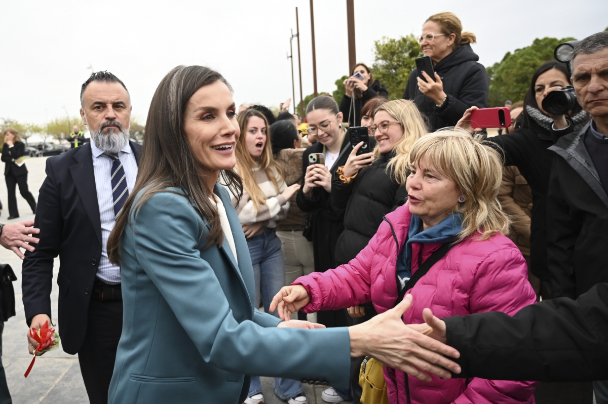 Las imágenes de la visita de la reina Letizia a Castelló en el Día de las Enfermedades Raras