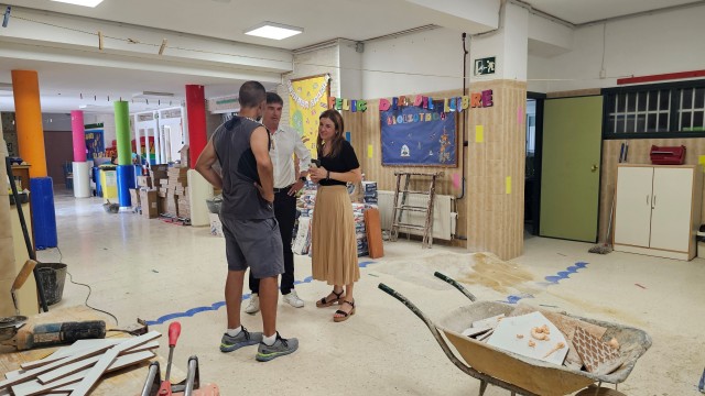 La Vila rehabilita cinco colegios para su puesta a punto para el siguiente curso