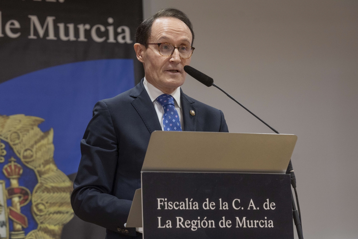 El fiscal superior de la Región de Murcia, José Luis Díaz Manzanera.