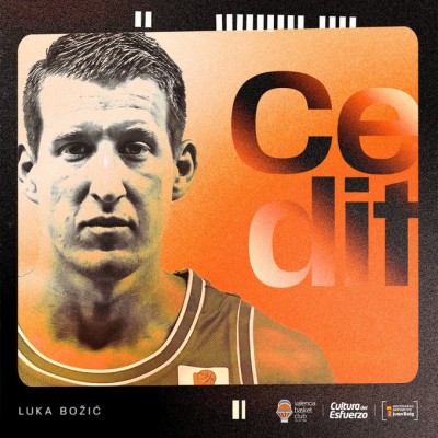 Valencia Basket cede al croata Luka Bozic al Lleida hasta final de temporada
