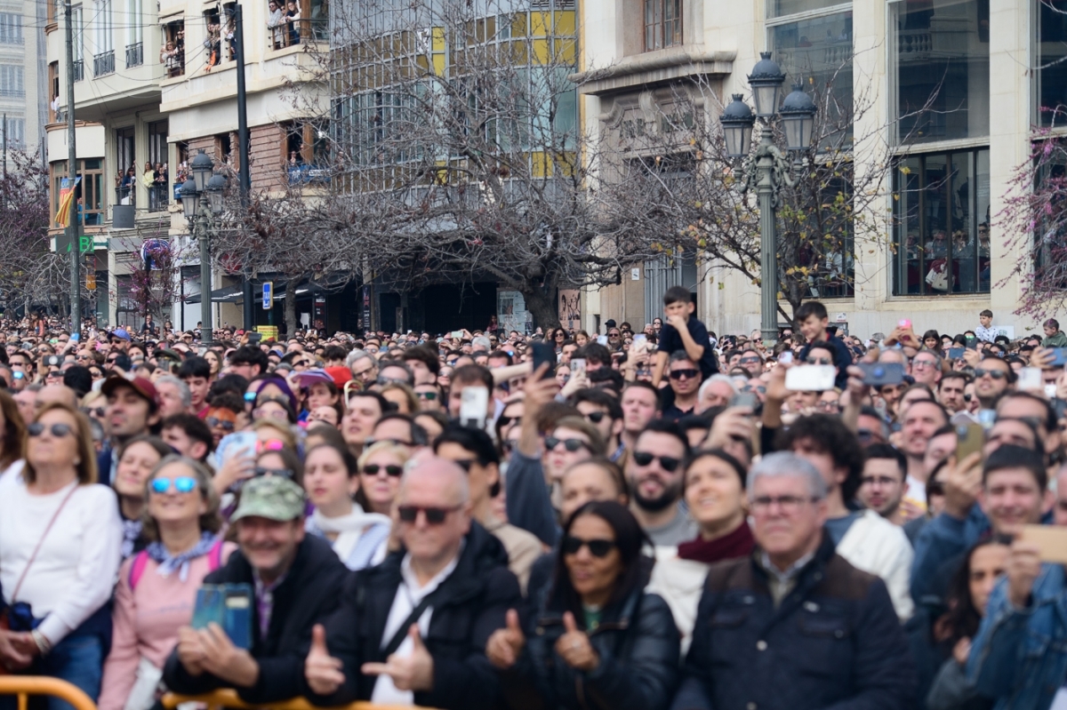 La lluvia obliga a suspender la mascletà de este jueves