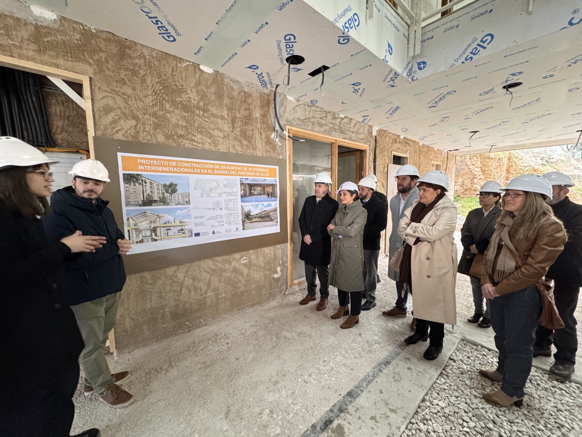 Alcoy tendrá el primer edificio intergeneracional a final de abril: 18 viviendas, zonas comunes y jardines