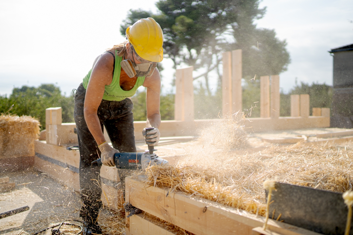 Cooperativa Okambuva, bioconstrucción
