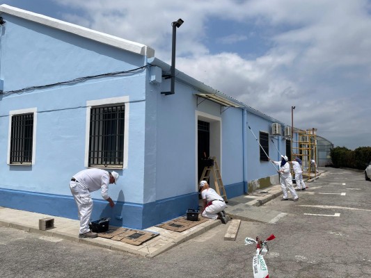 El Taller de Empleo Riu Anna VI renueva las instalaciones del Centro de Formación de Burriana