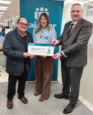 El Equipo Solidario de Grupo Cajamar dona 14.000 a un proyecto dirigido a personas con discapacidad intelectual  