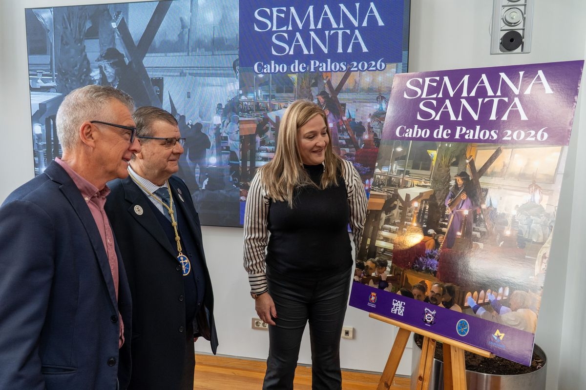 Presentación del cartel de la Semana Santa de Cabo Palos 2026