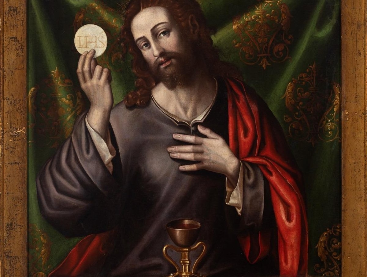 El Ayuntamiento adquiere el cuadro del Cristo Eucarístico, de Nicolau Borràs