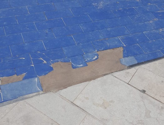 El PSPV denuncia que el parque de la Panderola lleva más de un mes con desperfectos sin arreglar