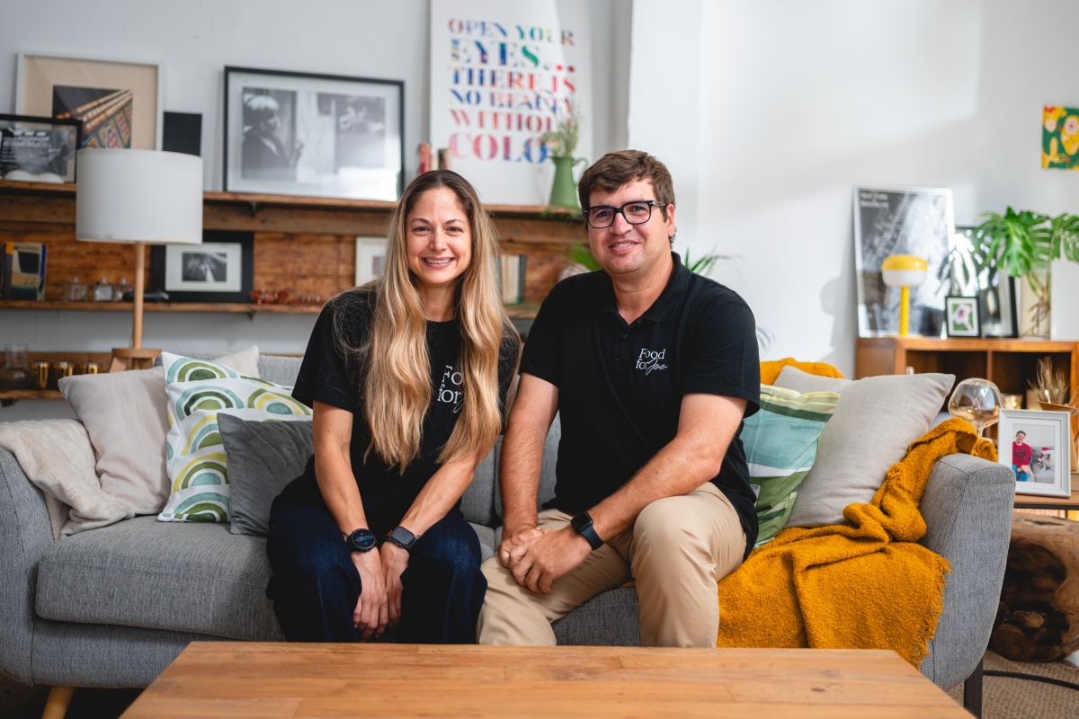 Albane Sabatier y Josep Casas, fundadores de Food for Joe. 