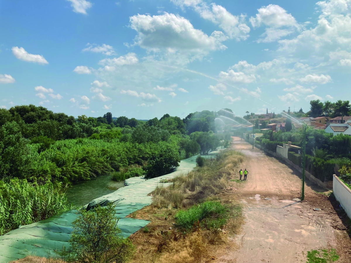 La Marjal, el parque urbano inundable cerca de la Playa de San Juan.