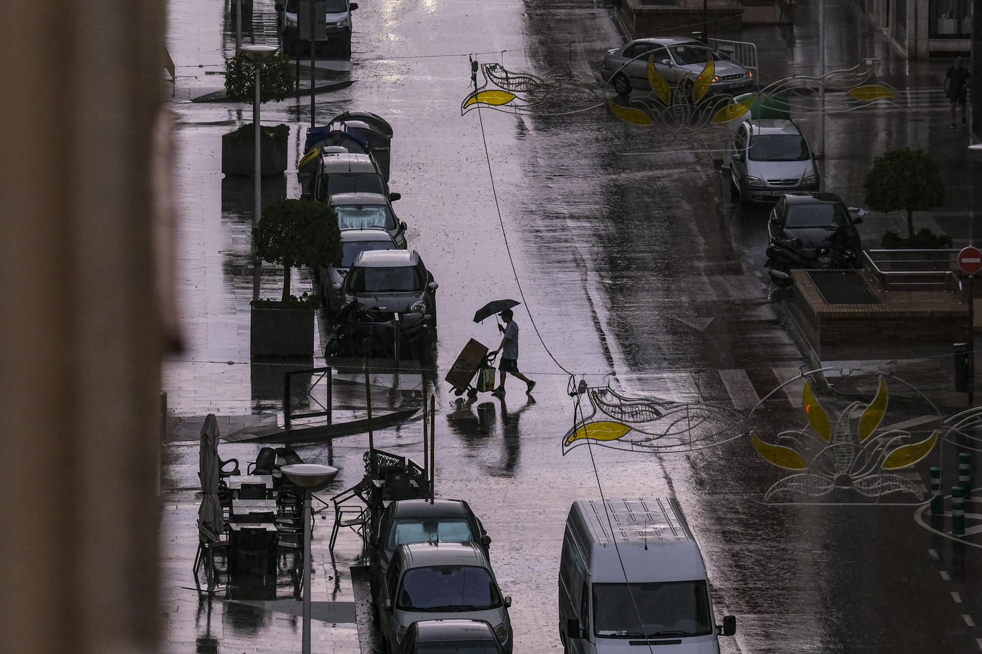 Las lluvias dejan 43,6 litros en Xixona, 24,3 litros en el aeropuerto de Alicante-Elche y 20 en Xàbia
