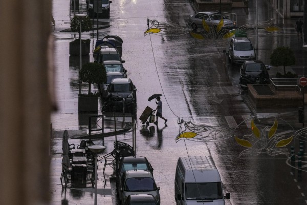 Las lluvias dejan 43,6 litros en Xixona, 24,3 litros en el aeropuerto de Alicante-Elche y 20 en Xàbia