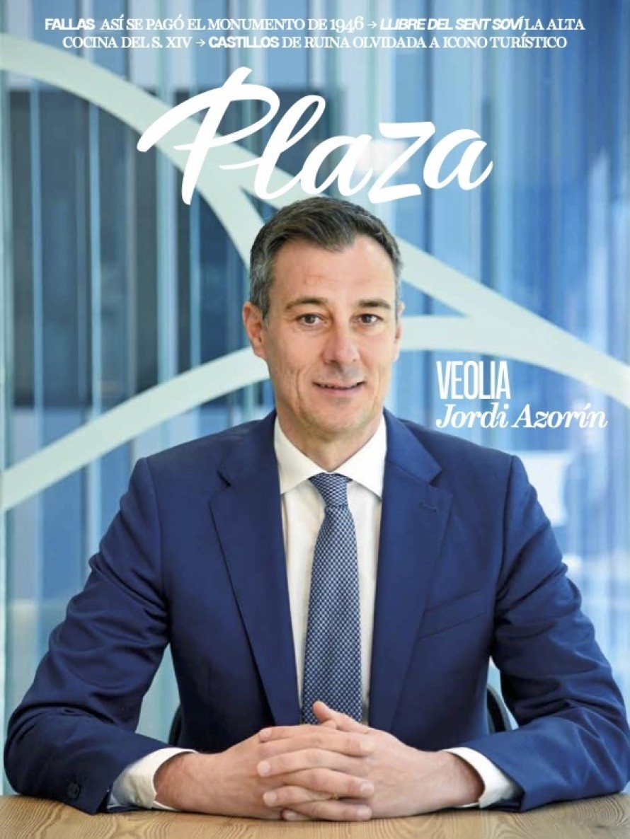 Veolia, portada de la revista Plaza de marzo 