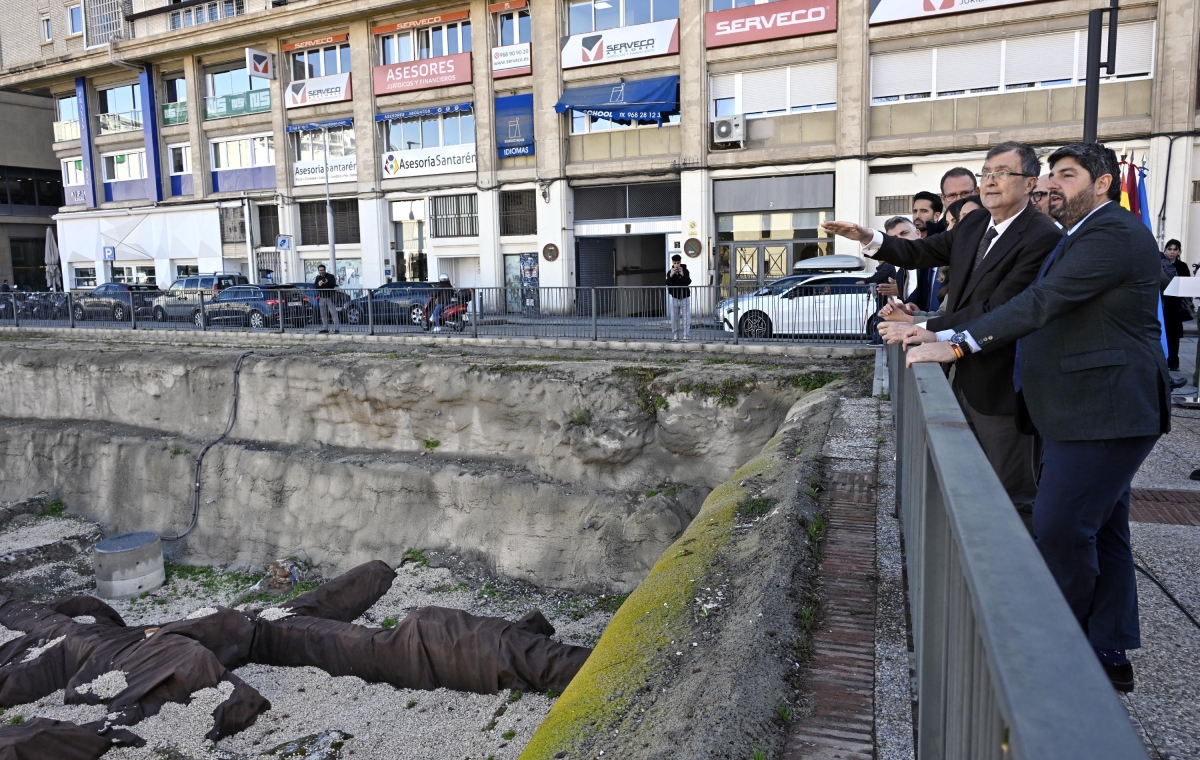 Yacimiento de San Esteban. - Foto: AYTO MURCIA Yacimiento de San Esteban.