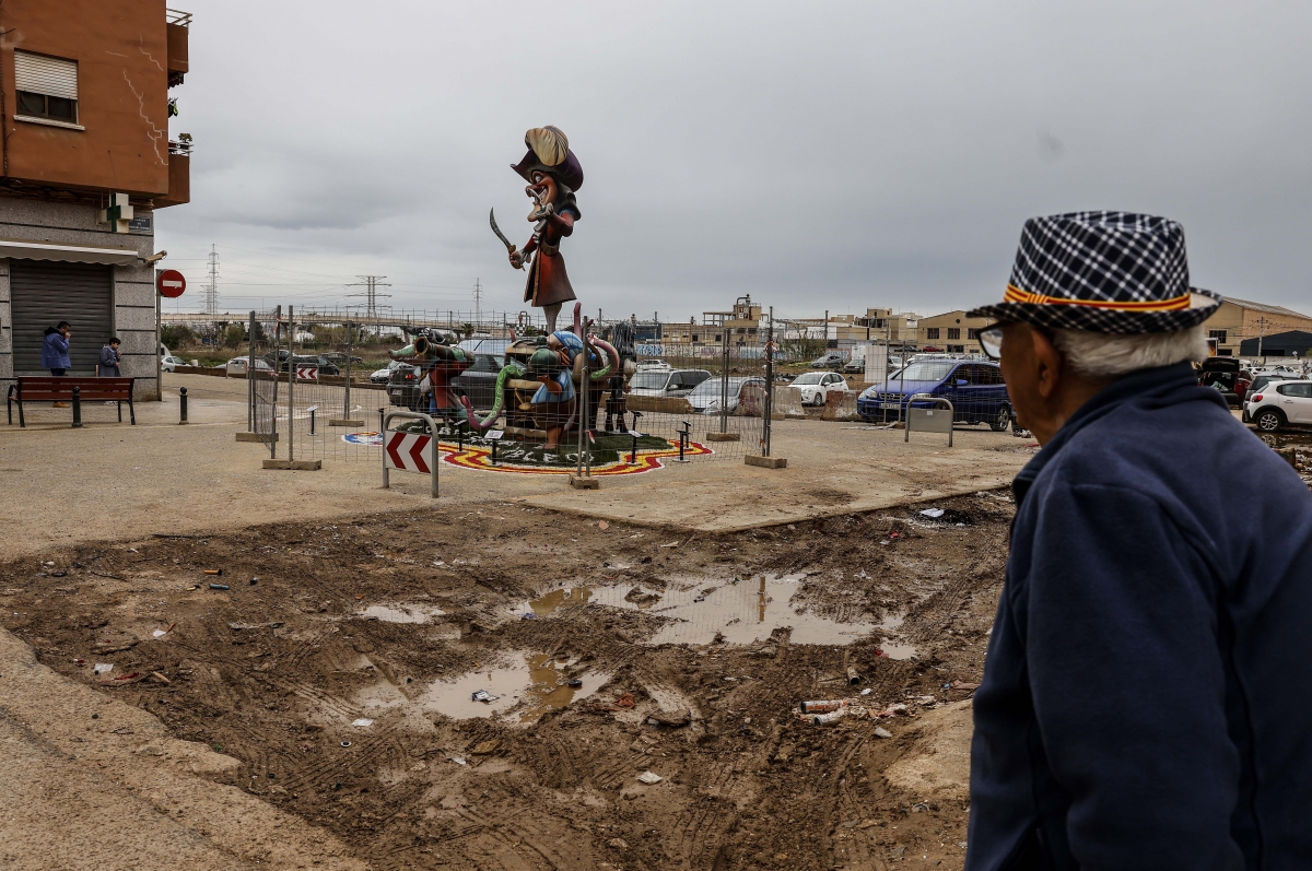 La Falla Maria Ros Manuel Iranzo, en València.