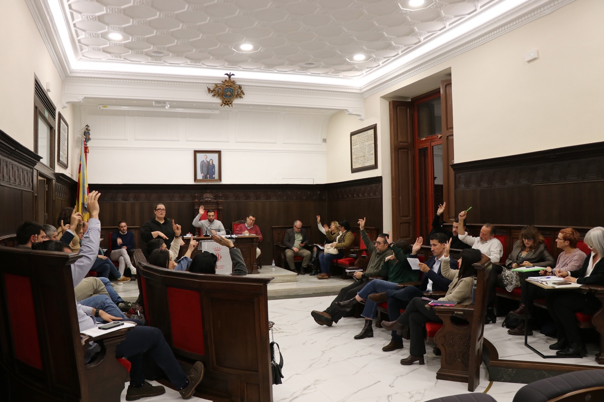 Pleno del Ayuntamiento de Sagunto.