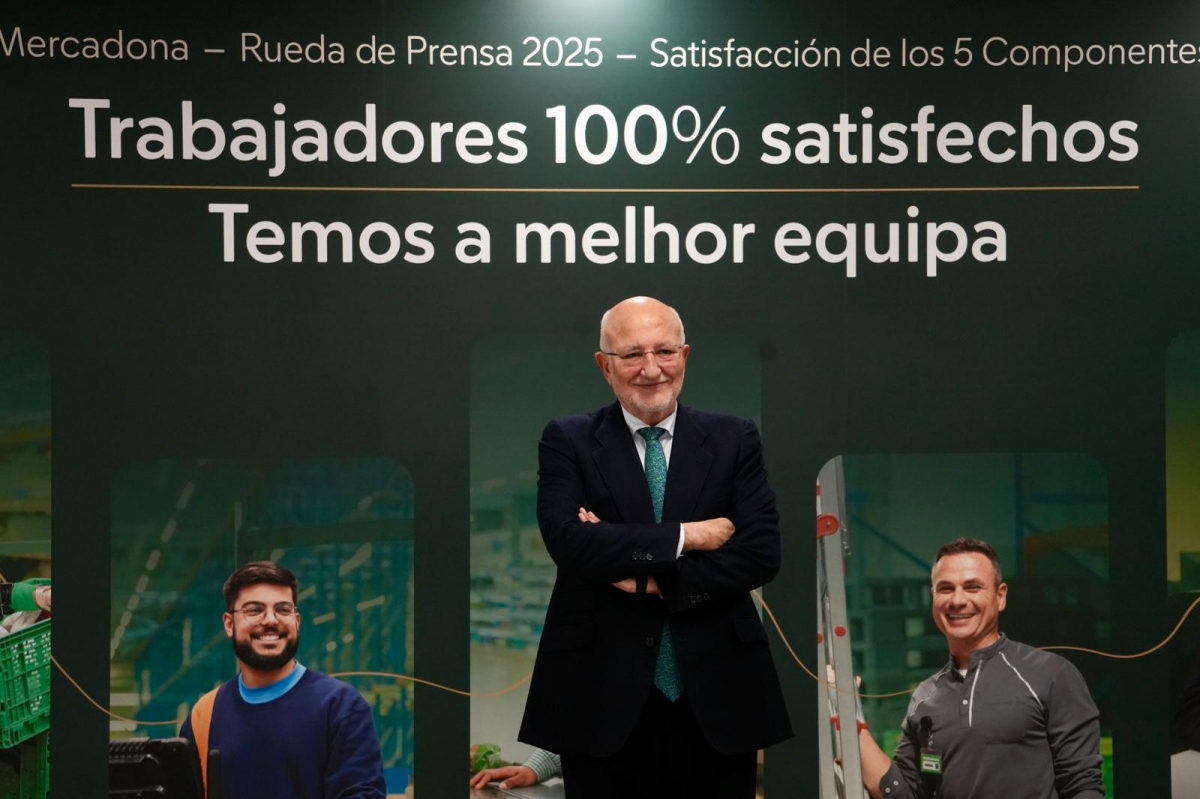 Mercadona ganó 1.729 millones de euros en 2025, un 24,9% más: 