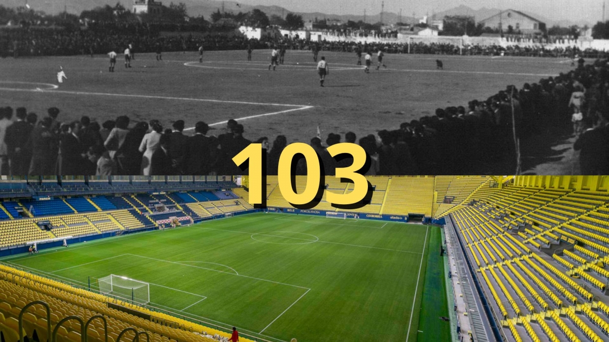 El Villarreal celebra sus 103 años de historia en una temporada de ensueño en Liga