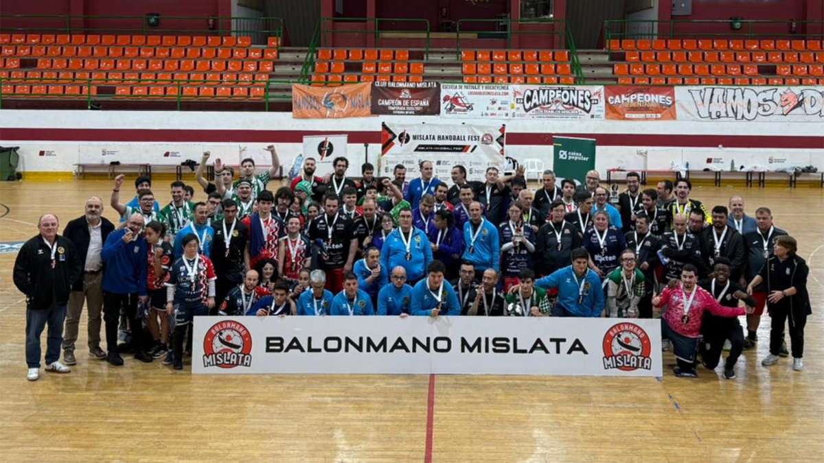 El balonmano inclusivo vibró con su primer Mislata Handball Fest