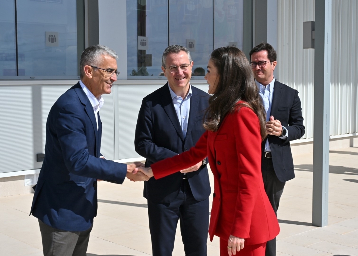 Llegada de su Majestad la Reina