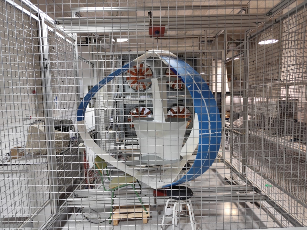 Imagen del aerogenerador. - Foto: CEDIDA Imagen del aerogenerador.