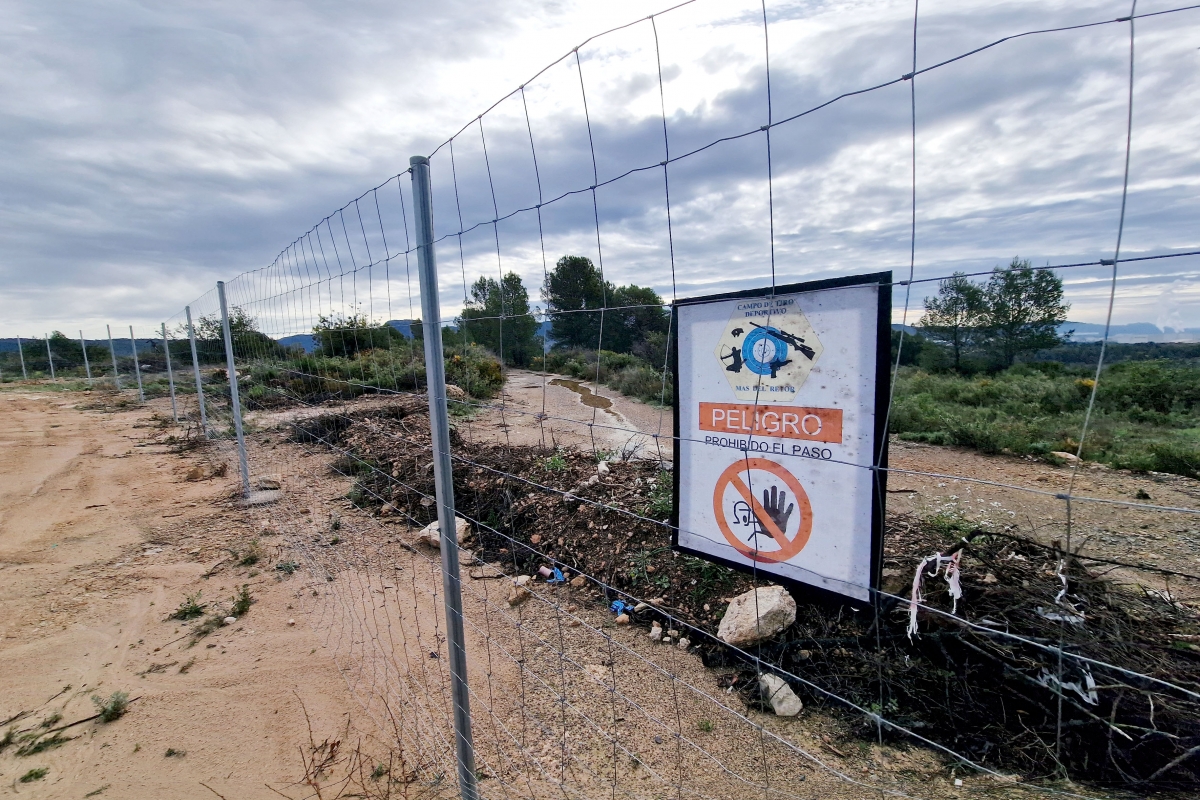 Sibelco Minerales iniciará en breve las obras del campo de tiro de l'Alcora mientras Vinaròs proyecta otro