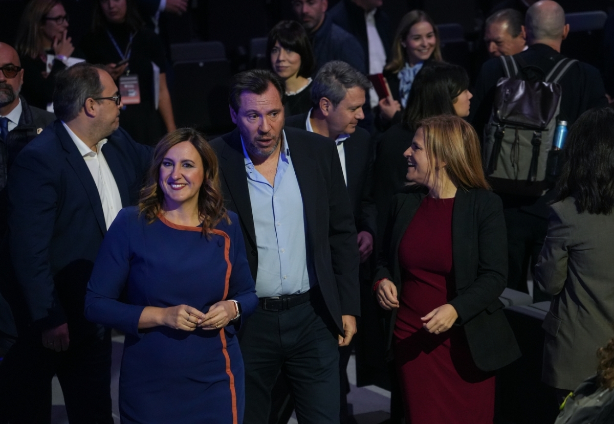 María José Catalá, Óscar Puente y Pilar Bernabé en una imagen de archivo.